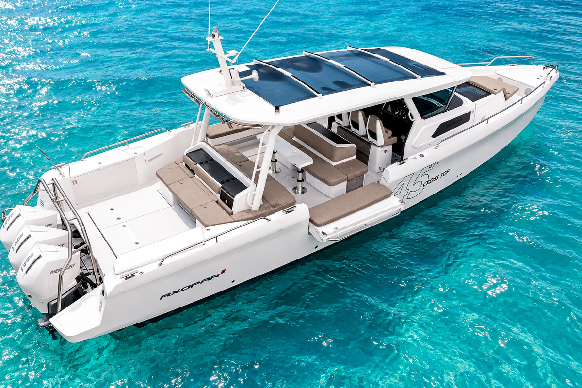 45ft Axopar | Bimini Blue