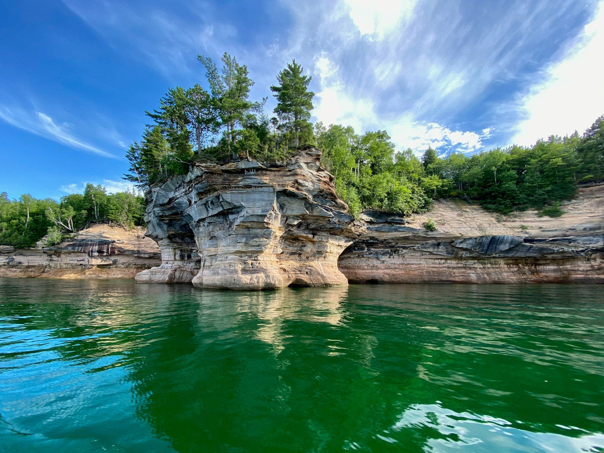 Pictured Rocks National Lakeshore on Lake Superior, Michigan.
