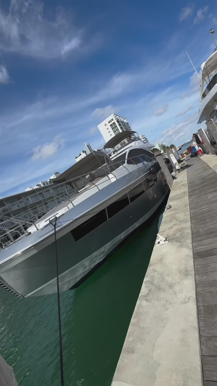 Walkthrough video of Water You Doing, a 72ft Azimut S7 yacht in Miami
